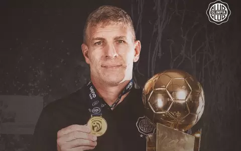 El saludo de Olimpia para Mart�n Palermo: "Un profesional con todas las letras"