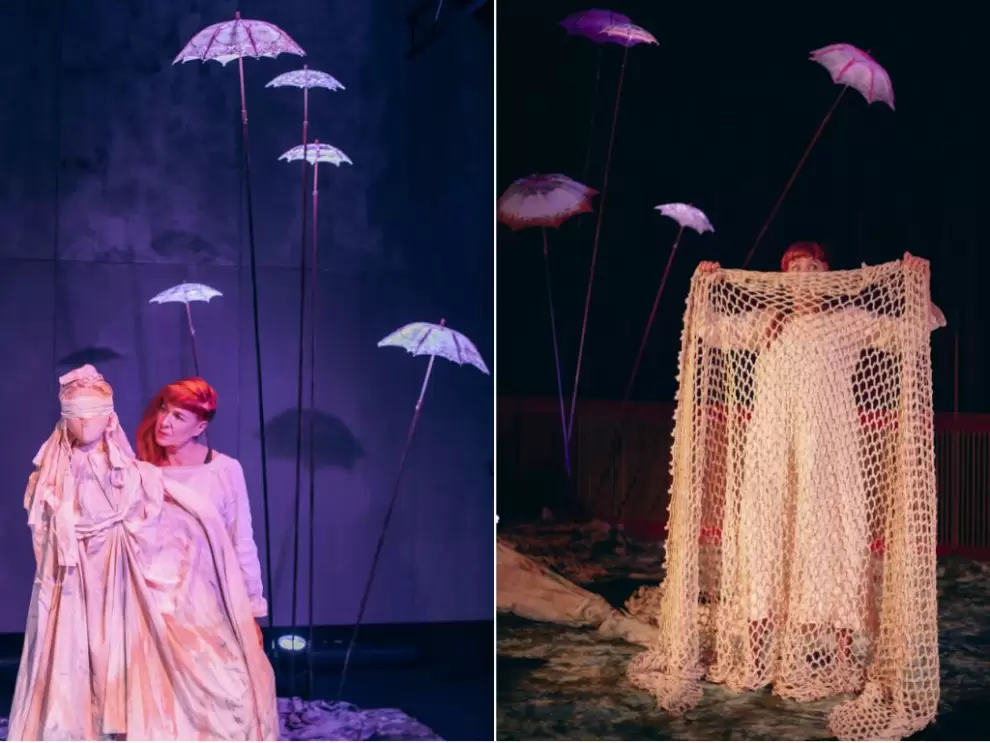 "Sæhjarta. Stories of Transformation", dos momentos. (foto: Juanjo Ivaldi).