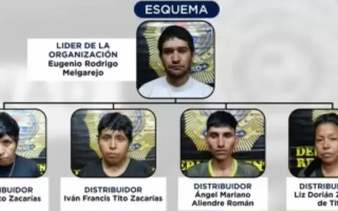 Los detenidos, entre ellos el presunto l�der del grupo, fueron trasladados a la base de la SENAD para su identificaci�n y posterior imputaci�n.