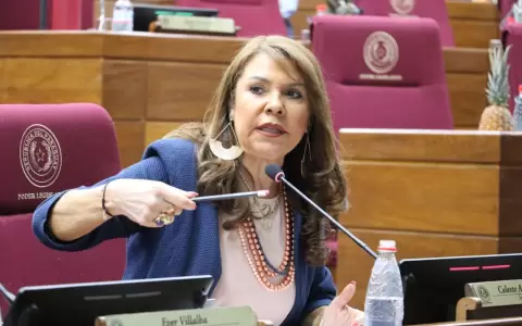 Celeste Amarilla, senadora.