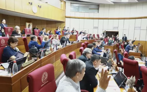 Sesi�n del senado.