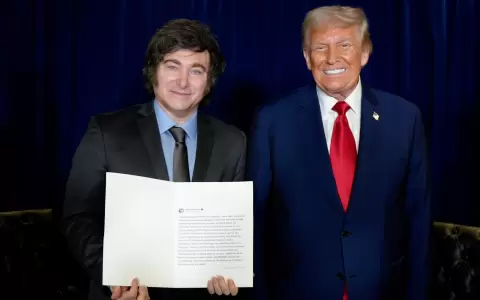 Milei y Trump.