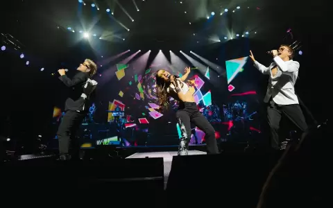Erreway en concierto.