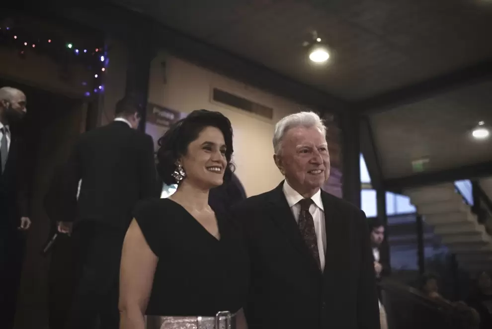 Adriana Ortiz y Luis Szarán. Cortesía