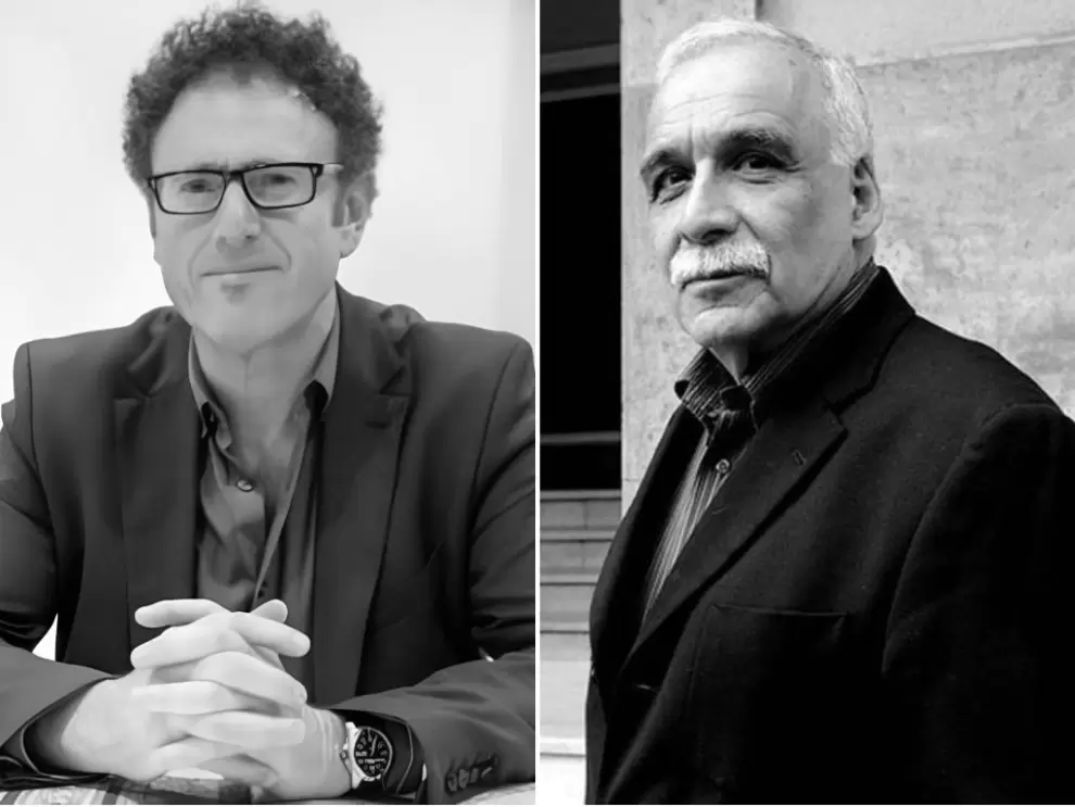 Benjam�n Arditi y Ticio Escobar. Archivo