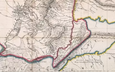 "Carte de la R�publique du Paraguay", de Alfred M. du Graty. Editado en franc�s en 1862.