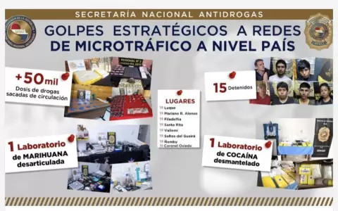 Operativo Senad.