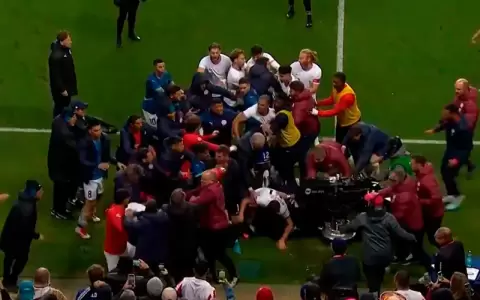 La percepci�n de Alfaro sobre la gresca en el Estados Unidos vs. Paraguay: �fue culpa del �rbitro?