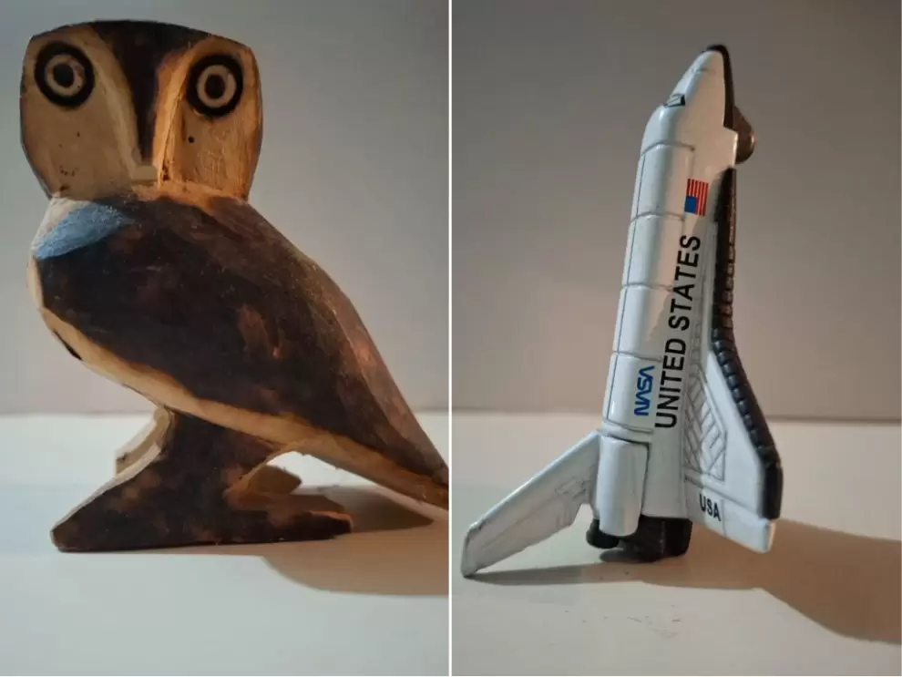 Obras que serán exhibidas en la muestra.