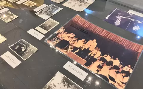 Fotograf�as exhibidas en la muestra.
