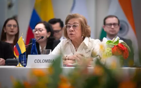 Ministra de Exteriores de Colombia, Rosa Villavicencio.