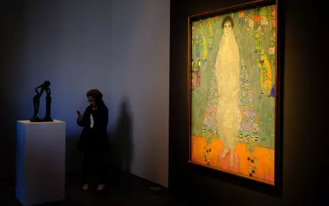 "Retrato de Elisabeth Lederer", de Gustav Klimt, se exhibi� en la subasta Marquee Sales Series de Sotheby's en Nueva York.