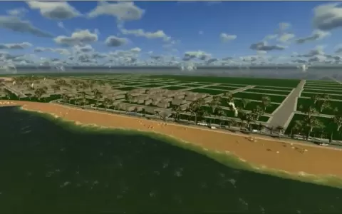 Vistas a�reas de la zona sur del puerto