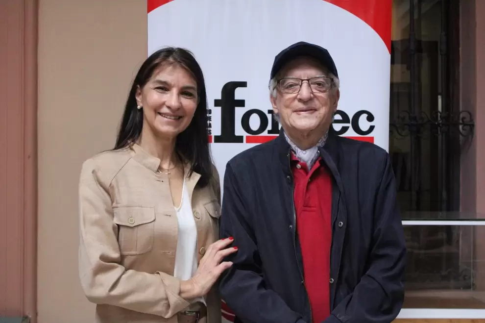 Graciela Meza y Antonio V. Pecci. Cortes�a