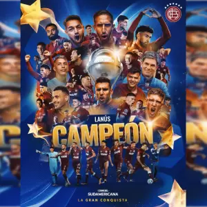 �Lan�s conquista su segunda Copa Sudamericana!