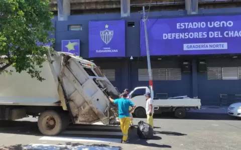 Cuadrillas municipales dejaron los principales puntos limpios tras la final sudamericana.