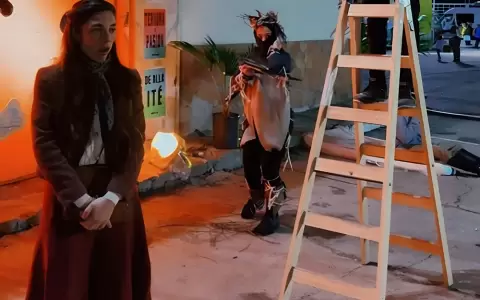 "Vacas Ariscas", dirigido por Violeta Acu�a.