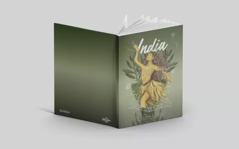 Tapa del poema sinf�nico "India", de Jos� Asunci�n Flores.
