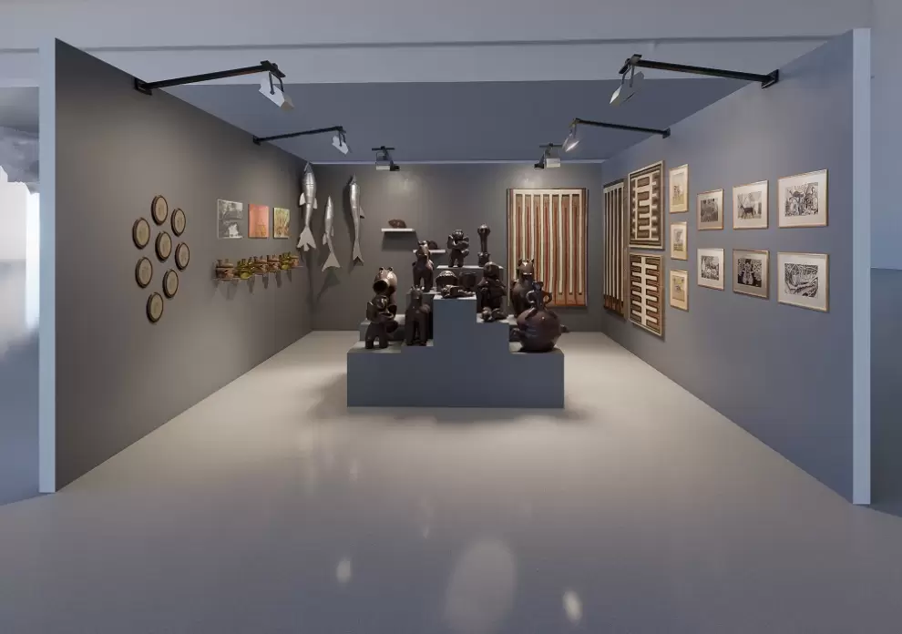 Diseño de stand de la Galería Artística en Pinta Miami.