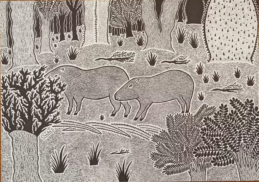 Obra de Cristaldo Peralta. Cortesía