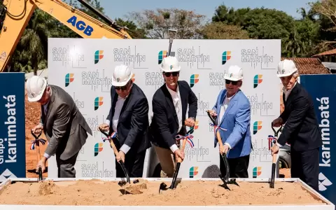 Fortaleza presenta la "Pala Madre" y redefine el significado de las paladas iniciales en Paraguay con Fortaleza San Mart�n.