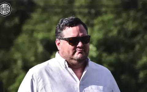 Rodrigo Nogu�s, presidente de Olimpia.