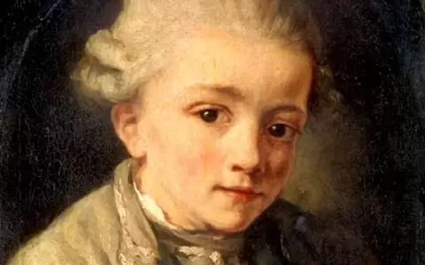 Wolfgang Amadeus Mozart, el ni�o prodigio.