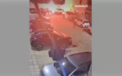 C�maras captaron a los sospechosos iniciando el fuego.