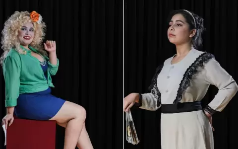 Yemina Ben�tez en "Todo esto es normal..." y Jessyca Jim�nez en "Y nos llamaron rebeldes".