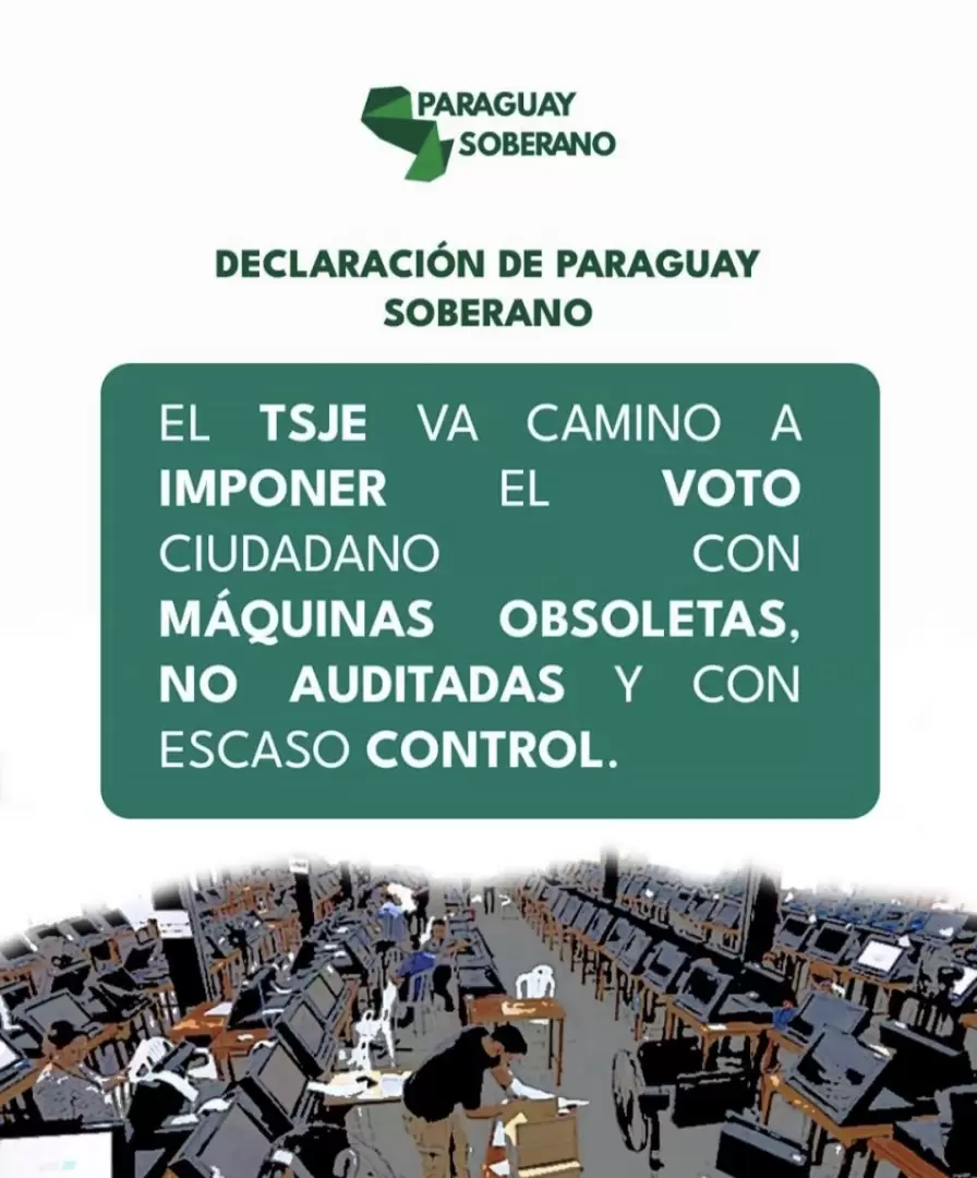 Comunicado de Paraguay Soberano.