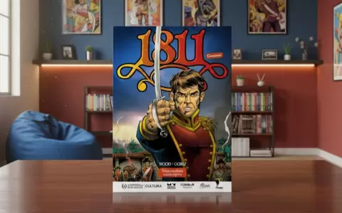 Tapa de "1811", edici�n en guaran� de la historieta creada por Robin Wood y Roberto Goiriz.
