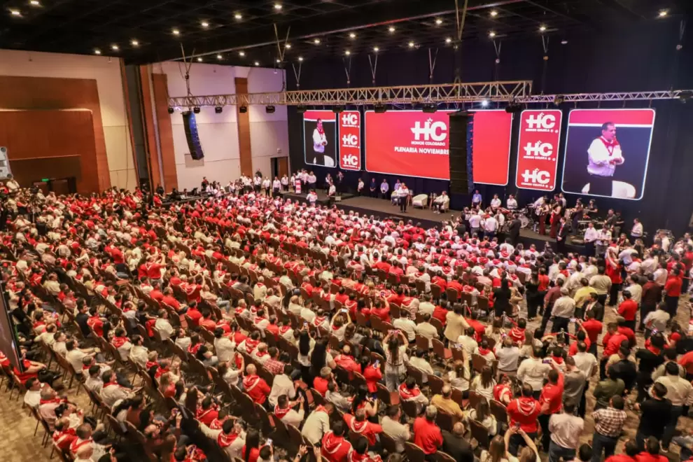Plenaria de HC en la Conmebol de cara a las elecciones internas municipales.