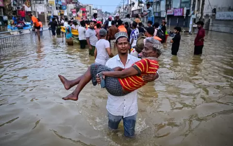 Inundaciones en Tailandia.