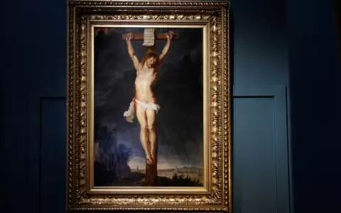 "Cristo en la cruz" del pintor holand�s Peter Paul Rubens.