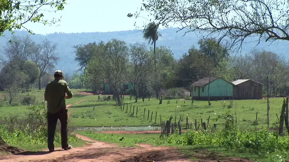 Paisaje de Abai, escenario de "Cuarahy Ohecha" 41 a�os despu�s.