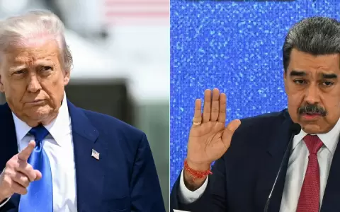 Donald Trump y Nicol�s Maduro.