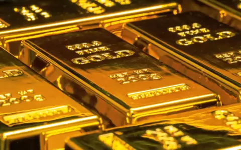 Lingotes de oro.