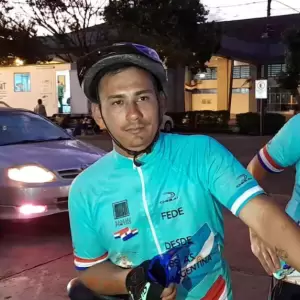 De Buenos Aires hasta Caacup�: ciclista pidi� a la Virgen igualdad para la comunidad LGBTQ+