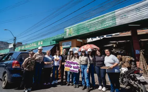 Acciones comunitarias contra la violencia hacia mujeres y ni�as en el Mercado 4 y Cateura.