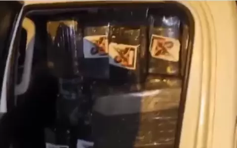 Parte del convoy narco interceptado por la SENAD en Saltos del Guair�.
