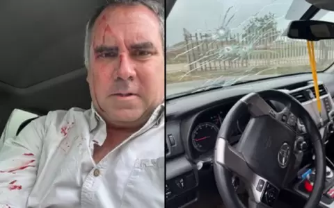 Rafael Bela�nde, candidato presidencial en Per�, fue atacado a tiros mientras viajaba en su veh�culo en el distrito de Cerro Azul.