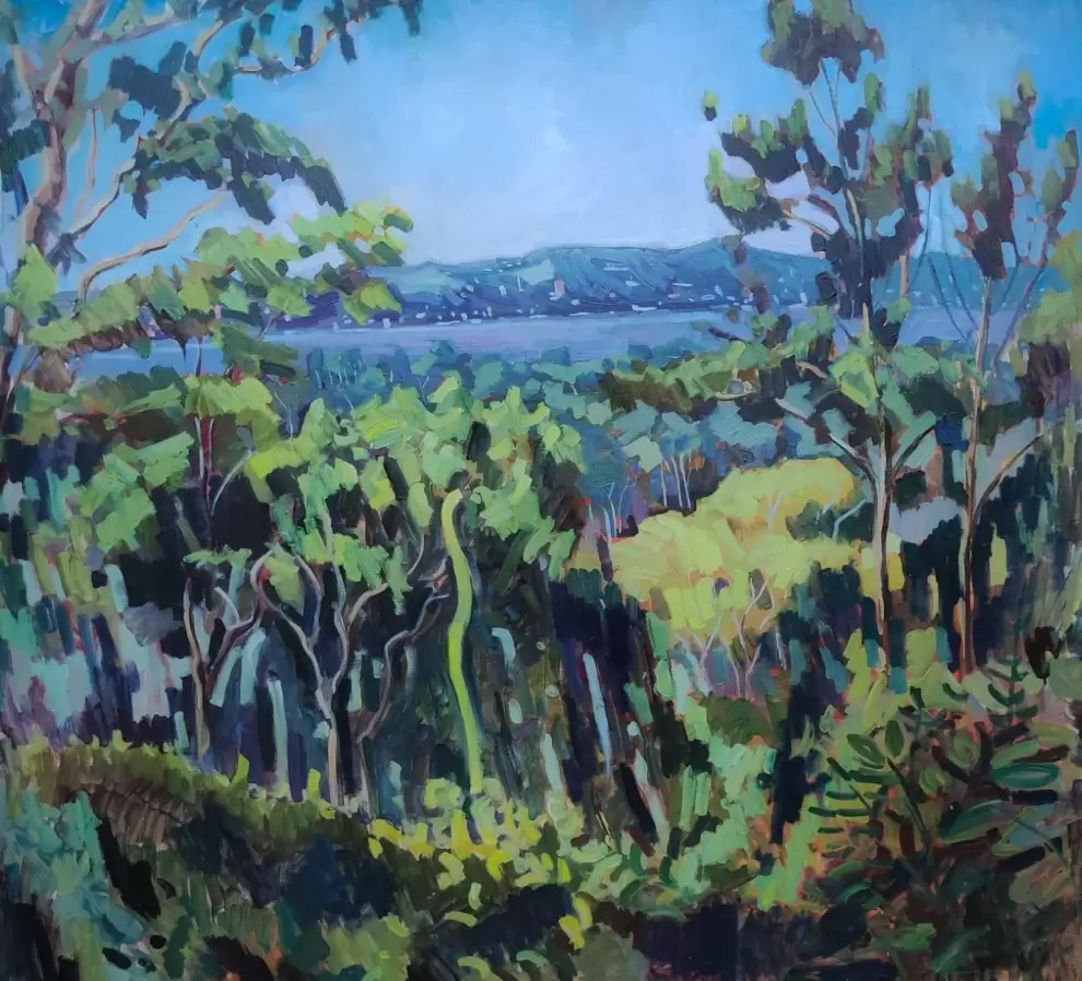 Walter Mart�nez, Bosques y lago. Cortes�a