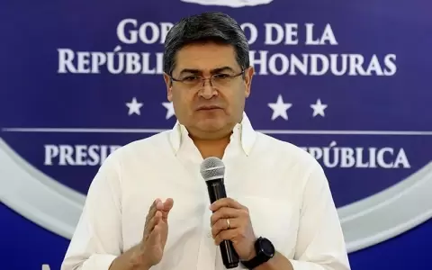Juan Orlando Hern�ndez, expresidente de Honduras, indultado por Trump.