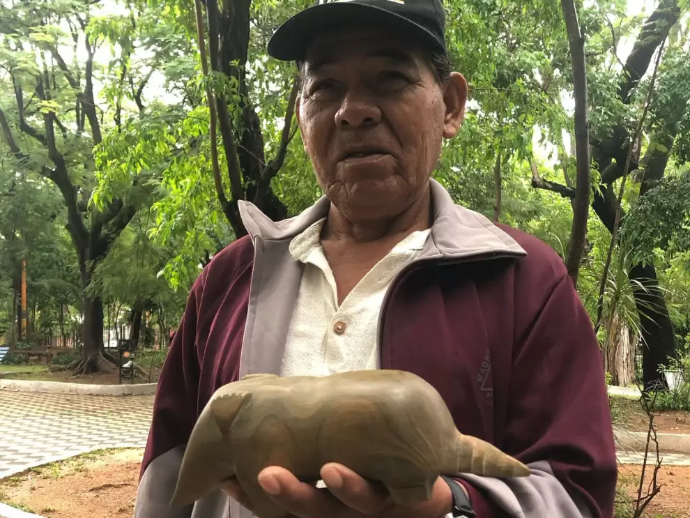 Feria Artesanal Paĩ Tavyterã Guaraní.