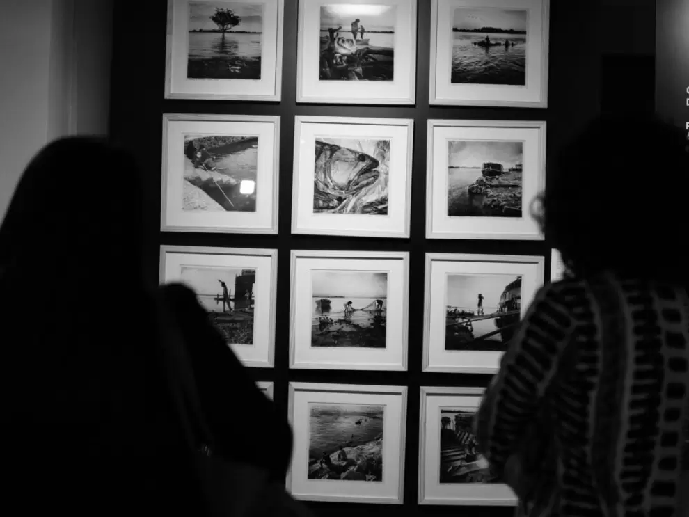 Obras de la muestra "Del r�o las coronas".