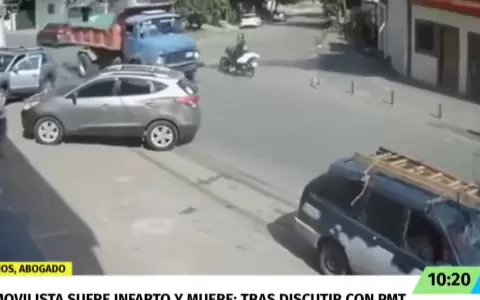 Conductor fallece tras discutir con una agente de la PMT.