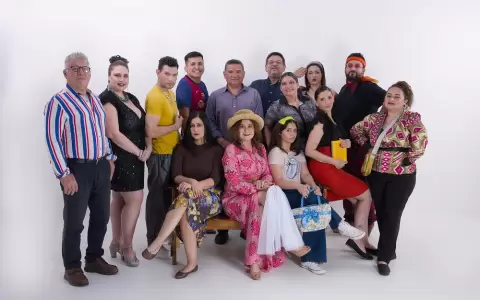 Elenco de "Inquilinato", obra de Nelson de Santan�.