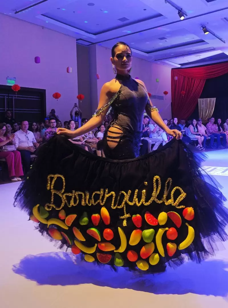Uno de los diseños presentados en la noche. Cortesía