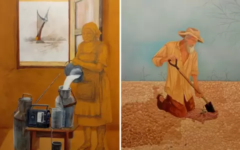 Obras exhibidas en la muestra.