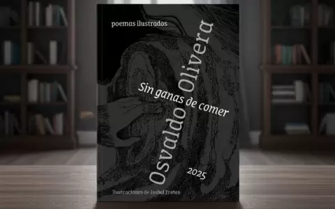 "Sin ganas de comer", poemario ilustrado de Osvaldo Olivera.